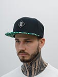 Бейсболка DJINNS арт. 6P SB BatiquePeak 2.0 (черный / зеленый)